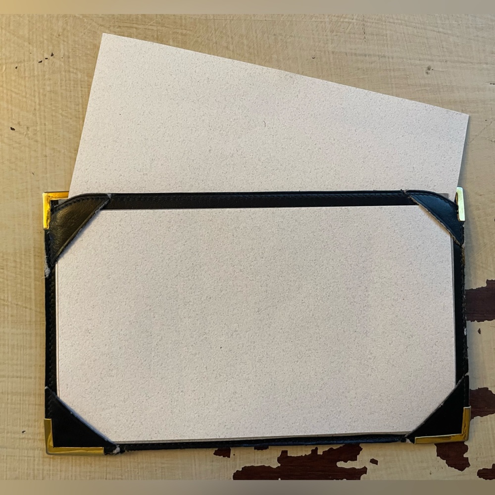 Vintage Gucci Classic Monogram Pattern Note Holder - image 4